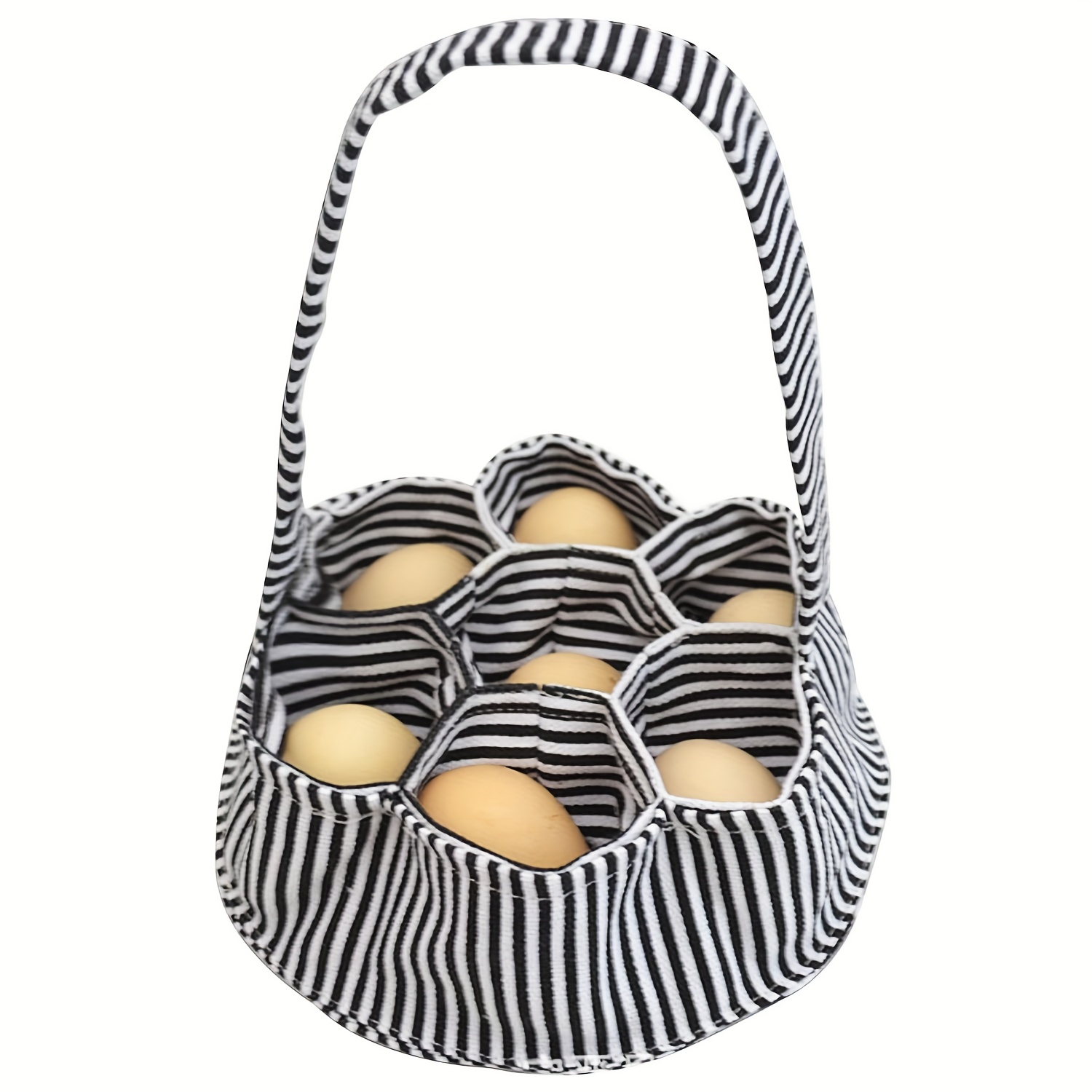 Egg Bags Fresh Egg Collecting Basket With 7 Pouches Eggs - Temu
