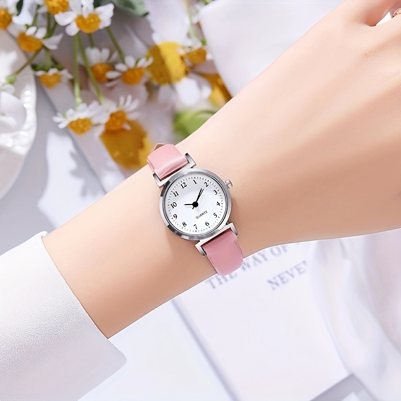 

Fashion Thin Strap Simple Quartz Watch For Students, Ideal Choice For Gifts
