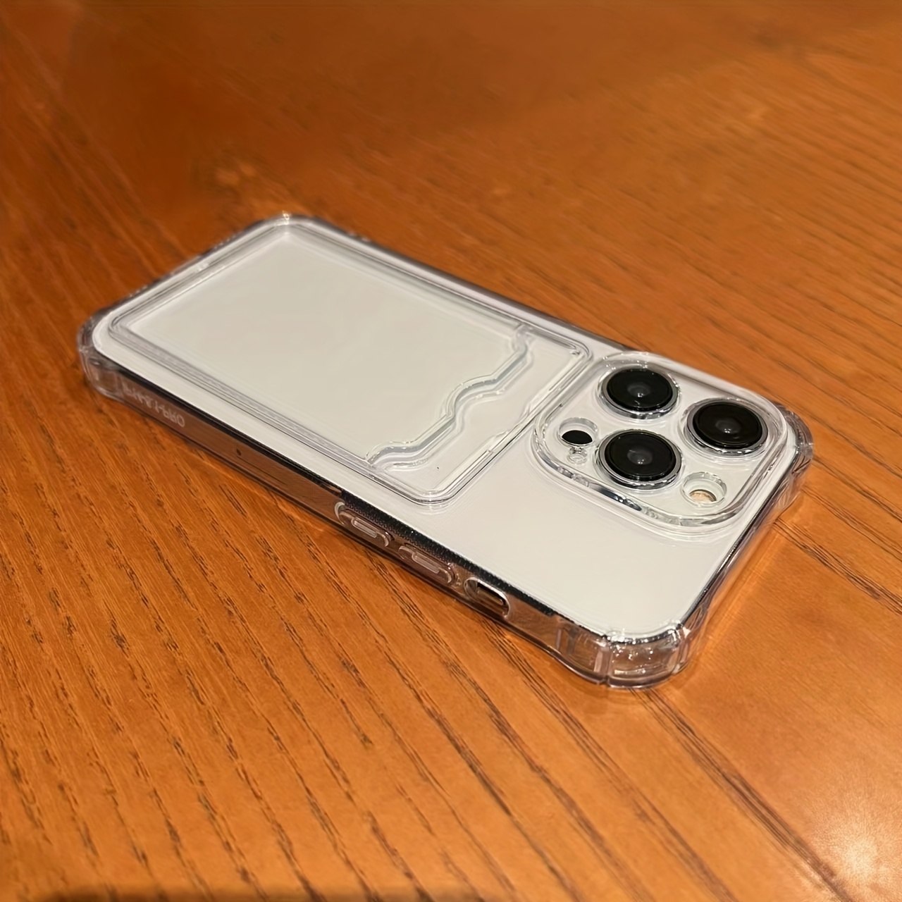 Transparent Card Slot Wallet Phone Case Iphone 14 13 11 12 - Temu