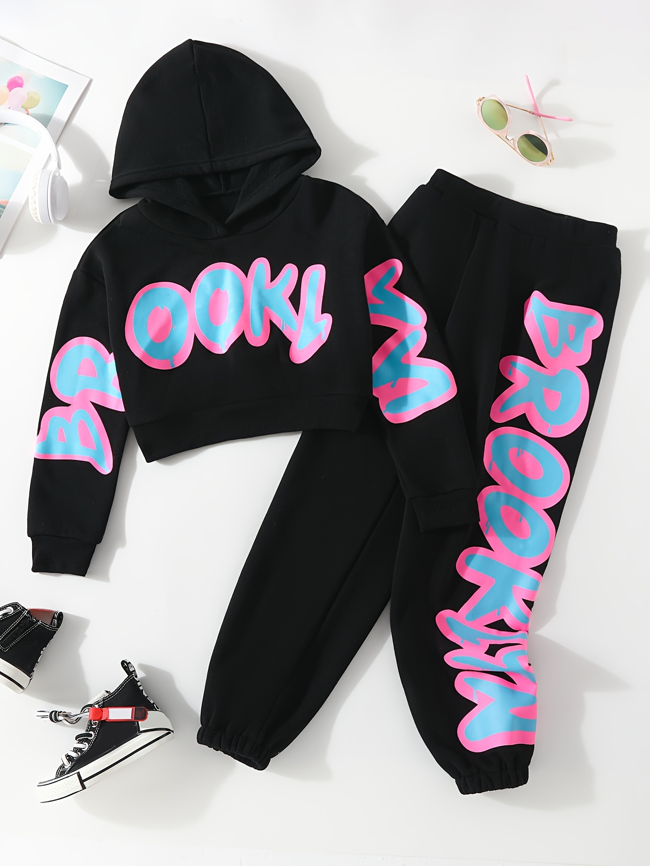 Buy Girls TIK Tok Hoodies Unisex Sweatshirt Kids Clothes Set