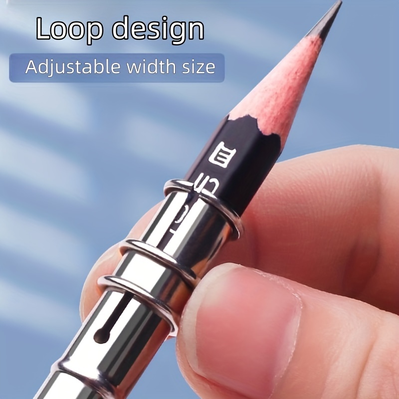 Metal Pencil Extender Stainless Steel Pencil Catcher Pen - Temu