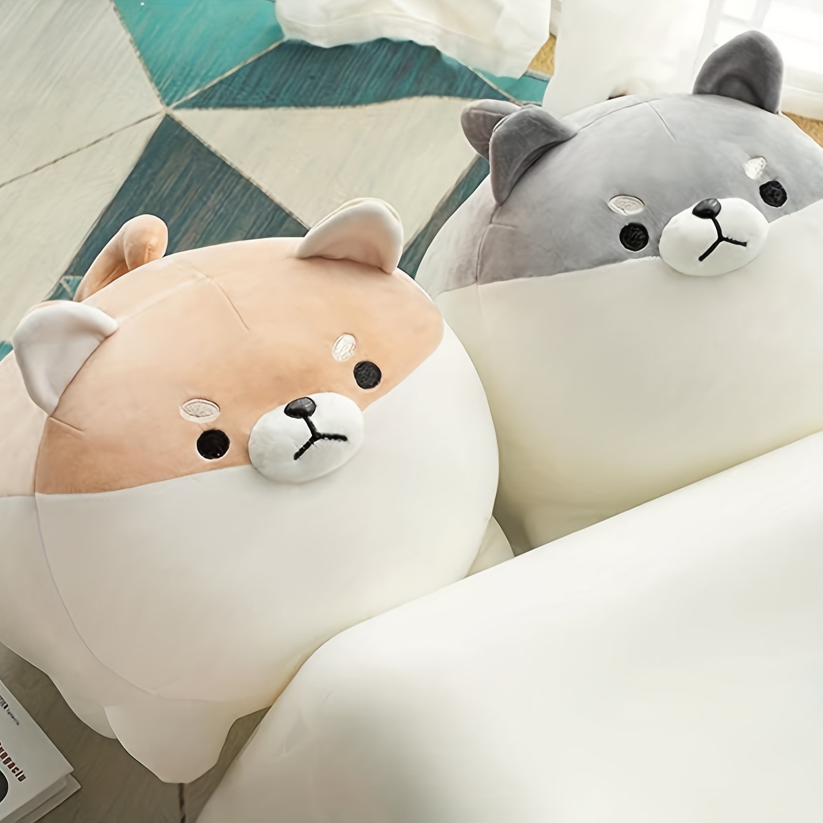 Shiba Inu Love Floor / Chair Plush Pillow