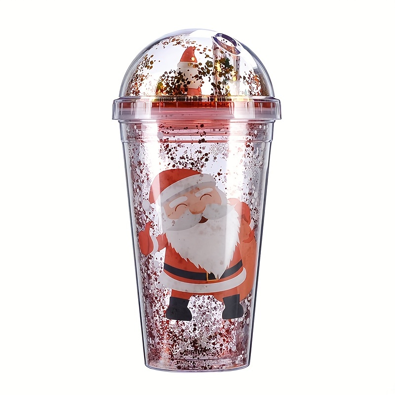 Christmas Tumbler With Lid And Straw, Insulated Water Bottle, Santa Claus  Christmas Tree Water Cups, Summer Winter Drinkware, Travel Accessories,  Xmas Gifts - Temu