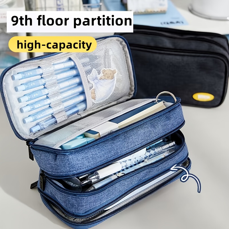 Pencil Case Aesthetic Pencil Pouch Stationery Big Capacity - Temu