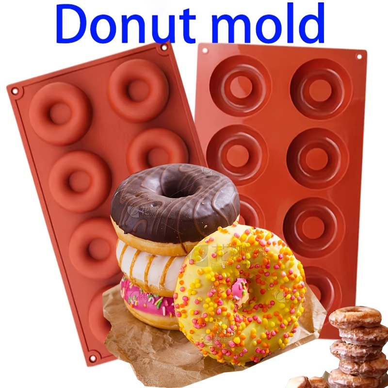 Silicone Donut Mold Non-Stick Doughnut Pastry Molds Baking Pan Chocolate  Cake Dessert DIY Biscuit Bagels
