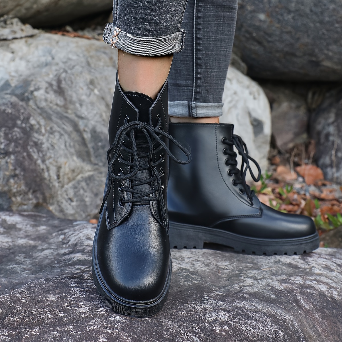 Ankle combat boots best sale