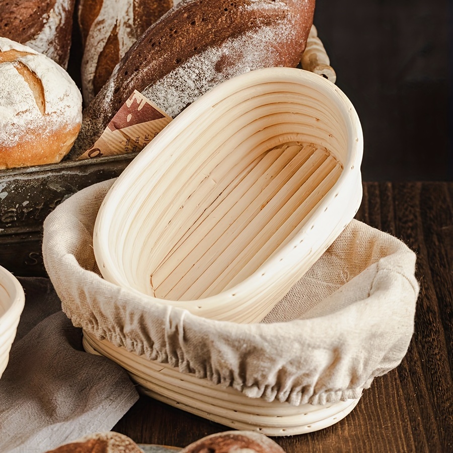 Cesta ovalada para fermentar pan de hasta 500gr