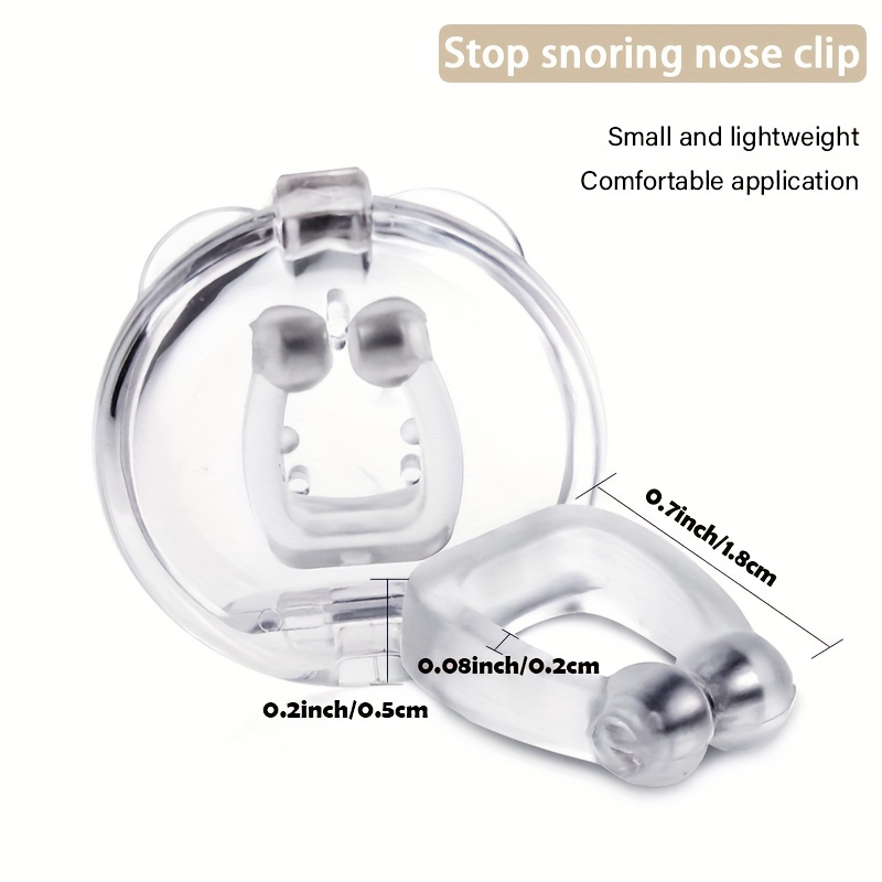 Clip Nasal Magnético Antironquidos Silicona Bandeja Dormir - Temu