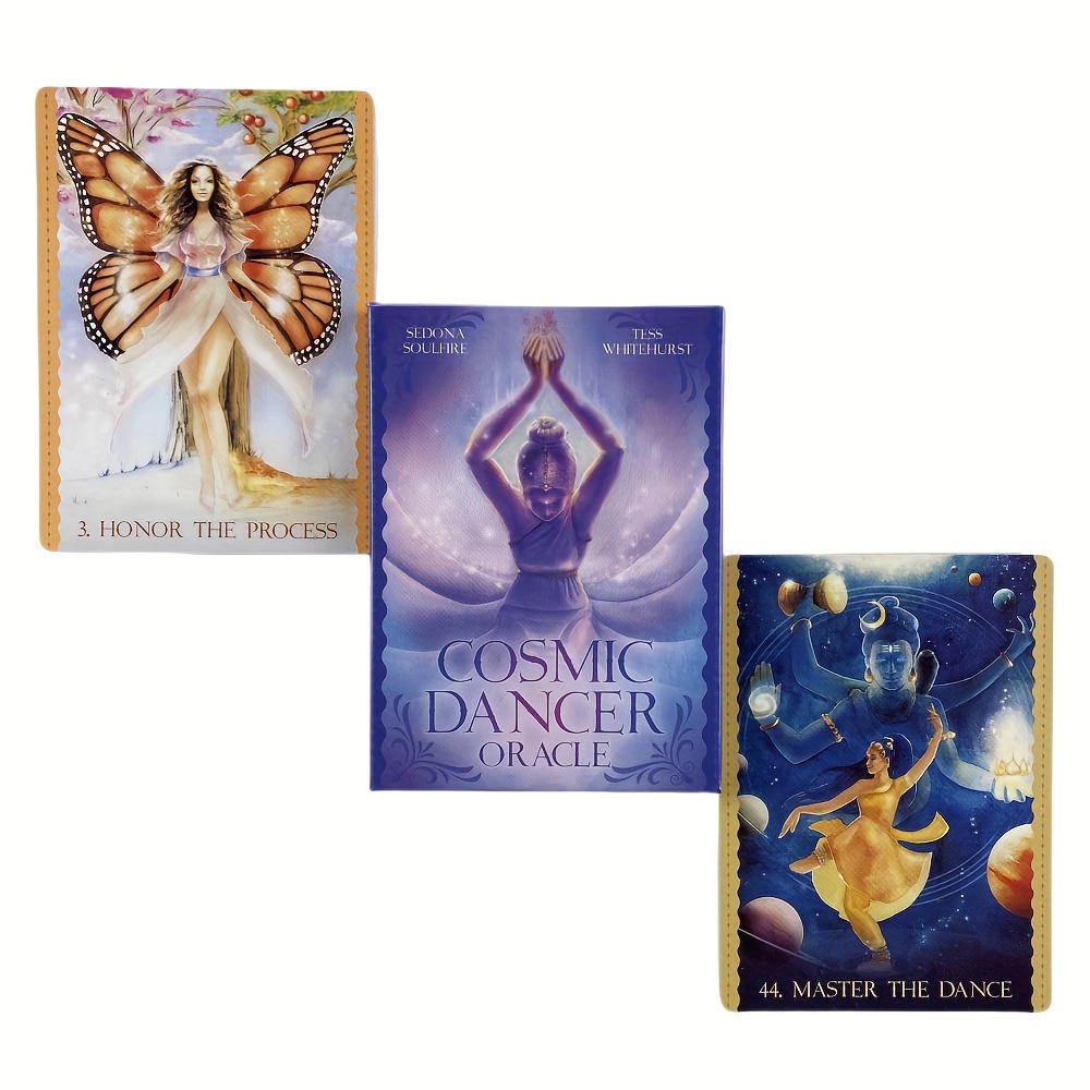 Cosmic Dancer Oracle Cards, Divination Tarot Deck Card With PDF Guidance  Board Game For Adult