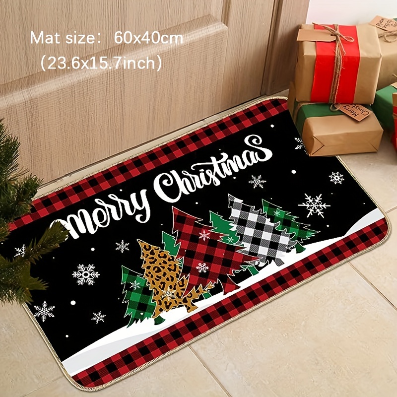 Christmas Mat For Entry Door Porch Indoor And Outdoor Home - Temu