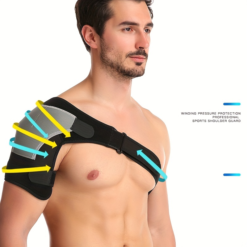 Men's Adjustable Shoulder Protector for Weightlifting