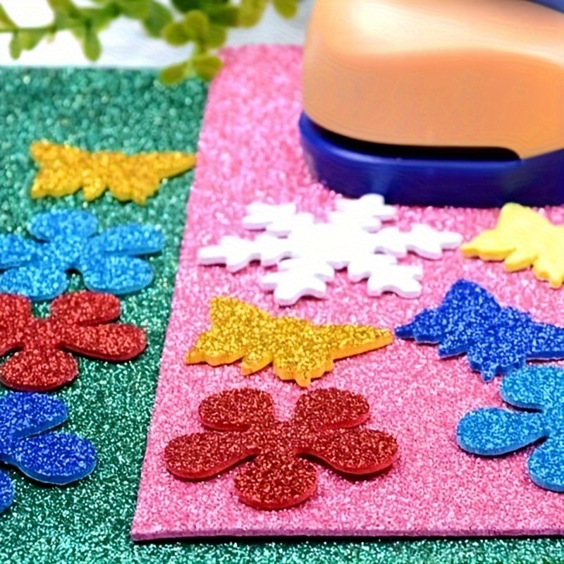 Sparkling Foam Paper Crafts Decorative Stickers Back No Back - Temu