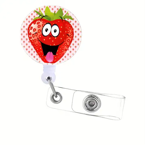 Badge Reel Holder Retractable With Id Clip For Nurse Name - Temu