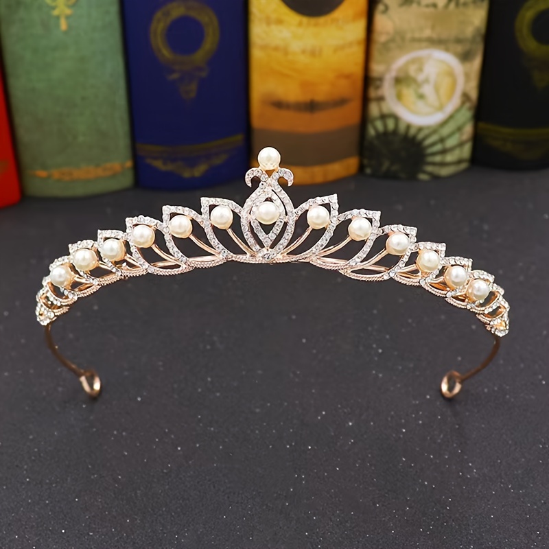 Matrimonio Con Tiara Di Perle - Spedizione Gratuita Per I Nuovi Utenti -  Temu Italy