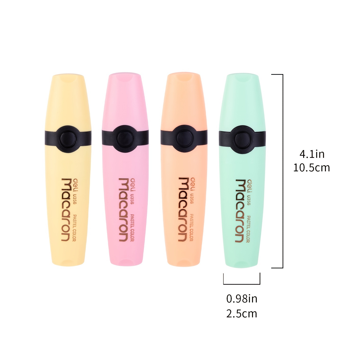 Dropship Deli Highlighters Pastel Markers,Chisel Tip 4/6 Colors
