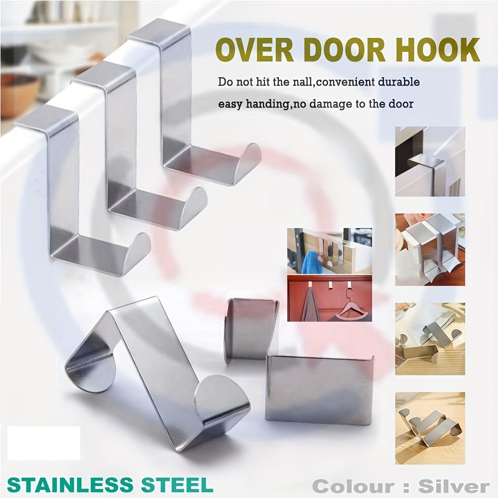 Stainless Steel Z Shape Flat Hook Cabinet Door Drawer - Temu