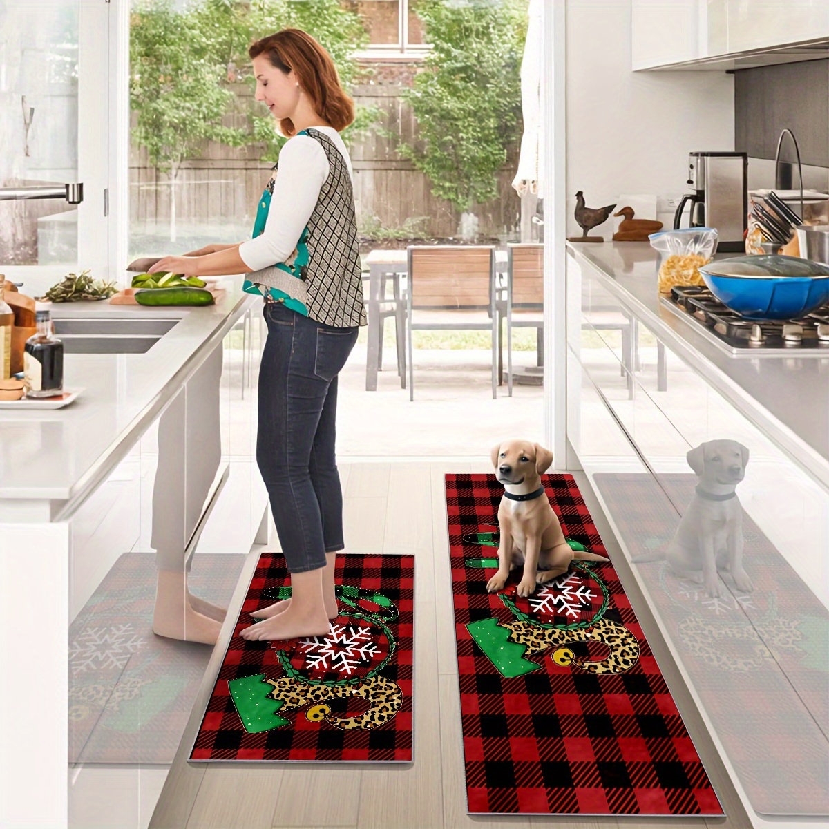 Absorbent Long Kitchen Carpet For Kitchen, Bathroom, Hallway