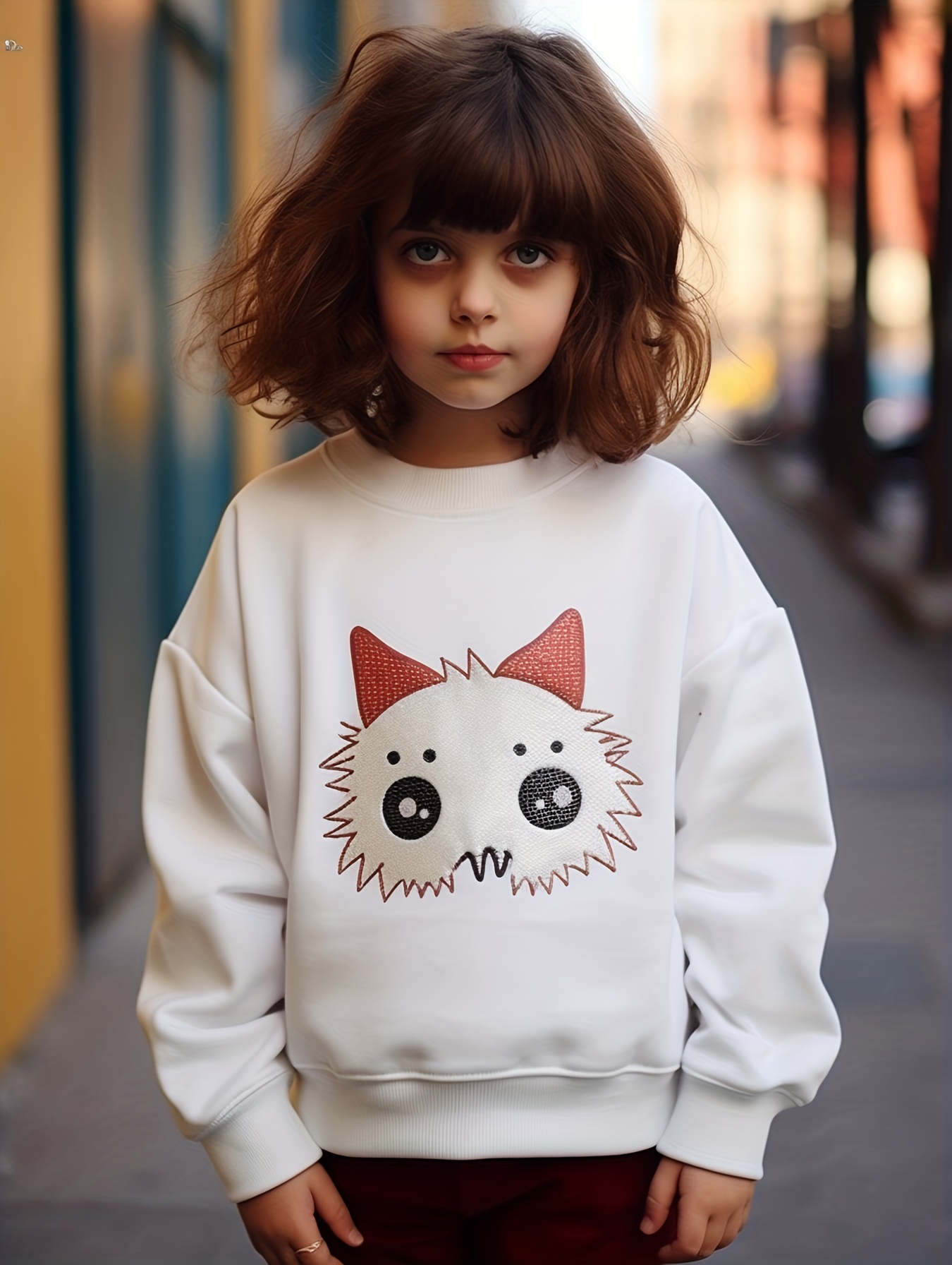 Diseño Original Sudadera Con Capucha Blanca Para Niños Con - Temu