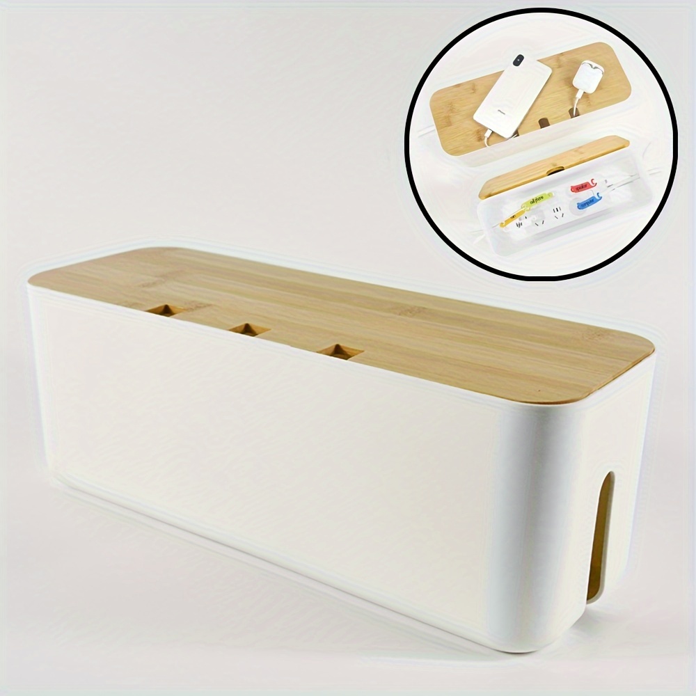 Cable Organizer For Office Storage Concealer - Temu