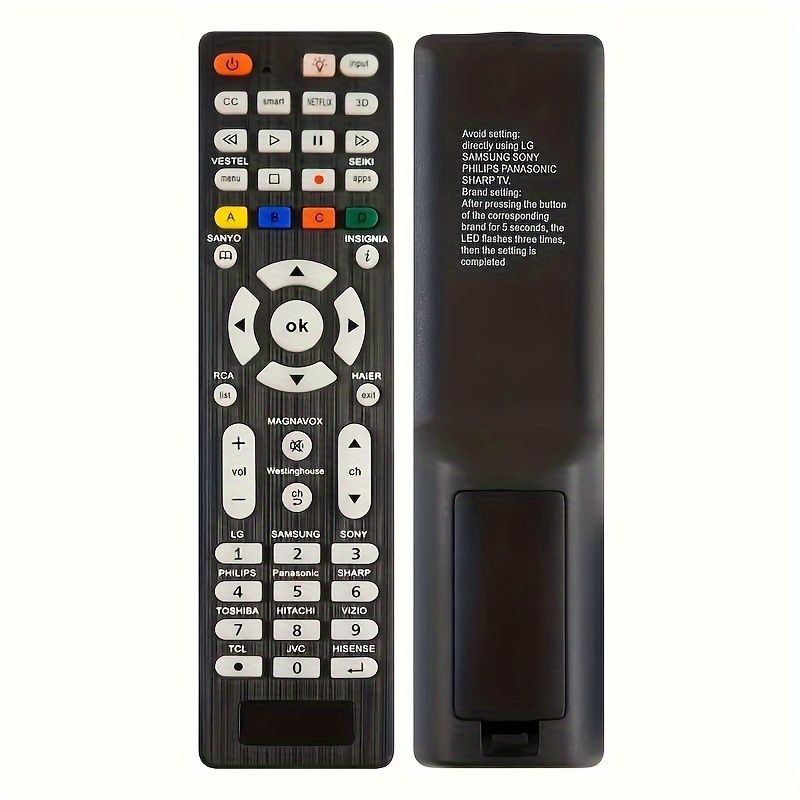 Control remoto universal para televisores Toshiba de repuesto para todos  los controles remotos Toshiba LCD LED 3D HDTV 4K UHD Smart TV