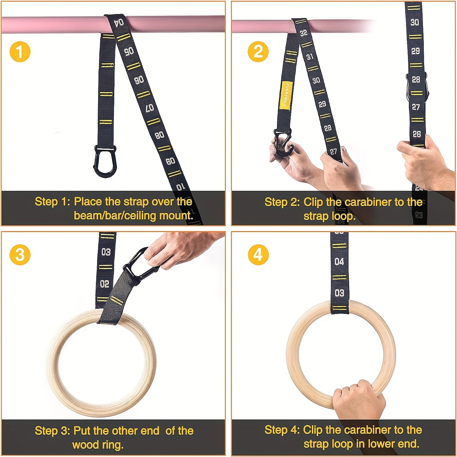 Gonex gymnastic rings hot sale