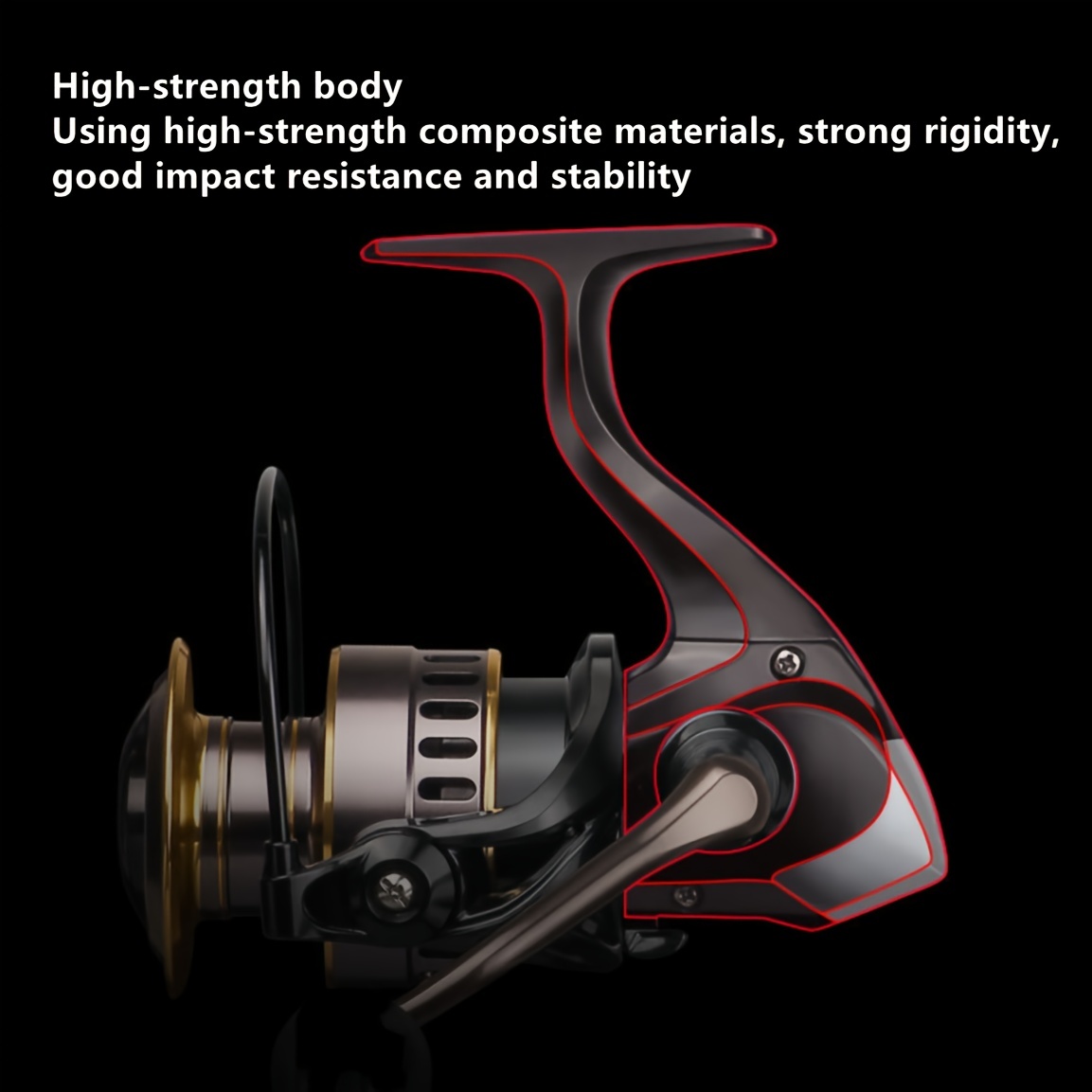 Fishing Reel All-Metal Stainless Steel Fishing Reel with Large Resistance  Stainless Steel Spool Fishing Accessories
