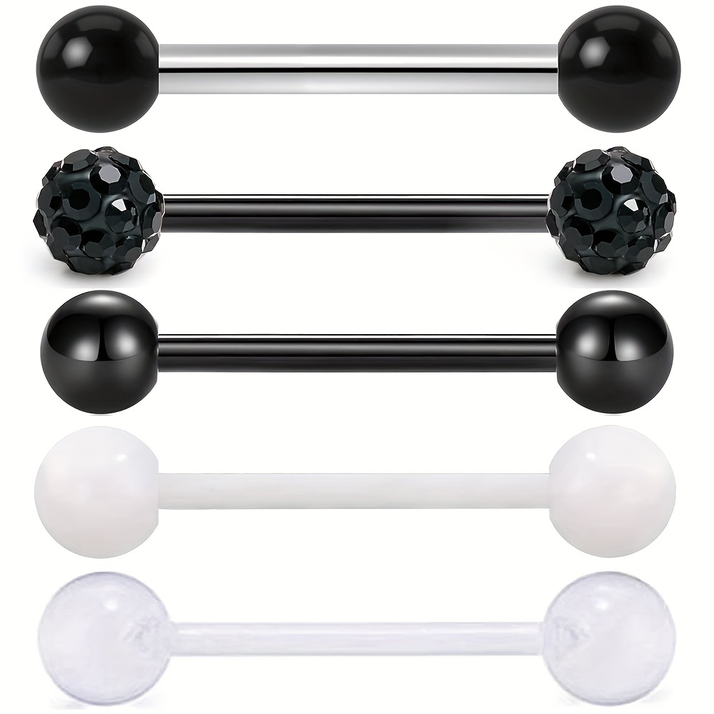 Titanium Steel Matte Black Round Stud Earrings Unisex – Gemnations