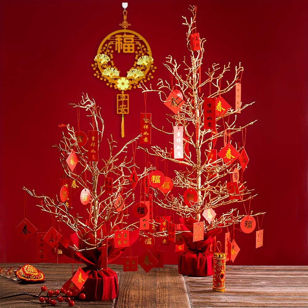 Chinese New Year Decorations Year of The Dragon Lunar Year Tree