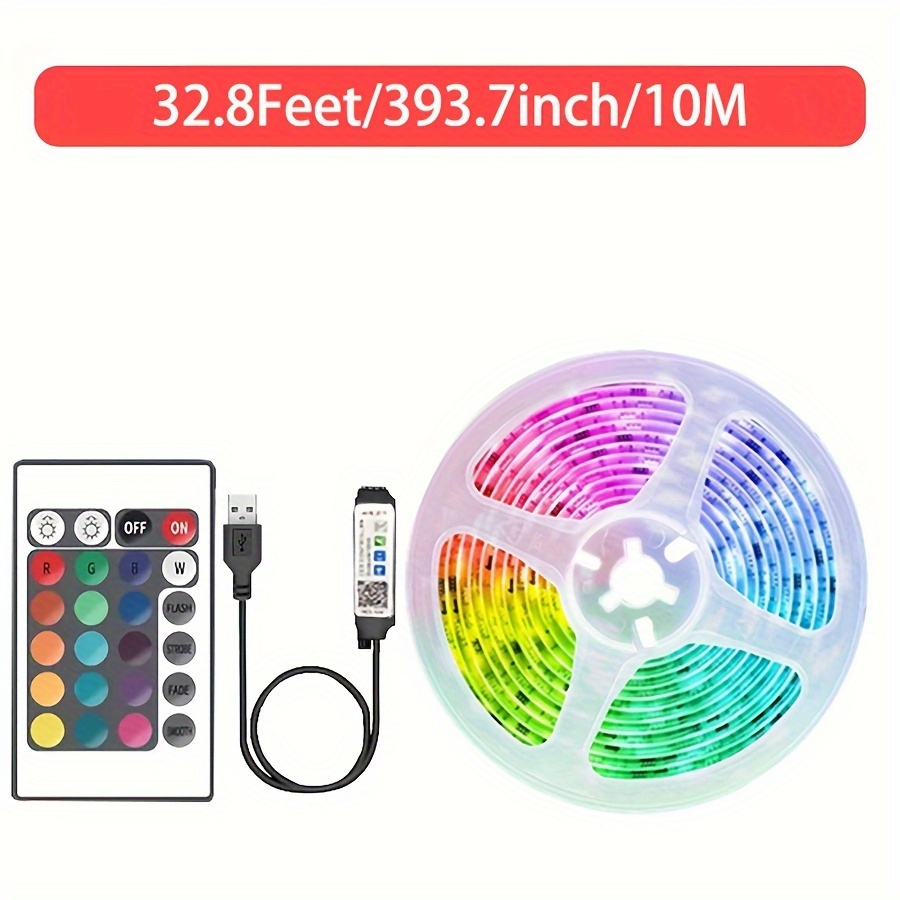 Led Strip Lights Tv Led Backlight Usb Rgb Color Strip Lights - Temu ...