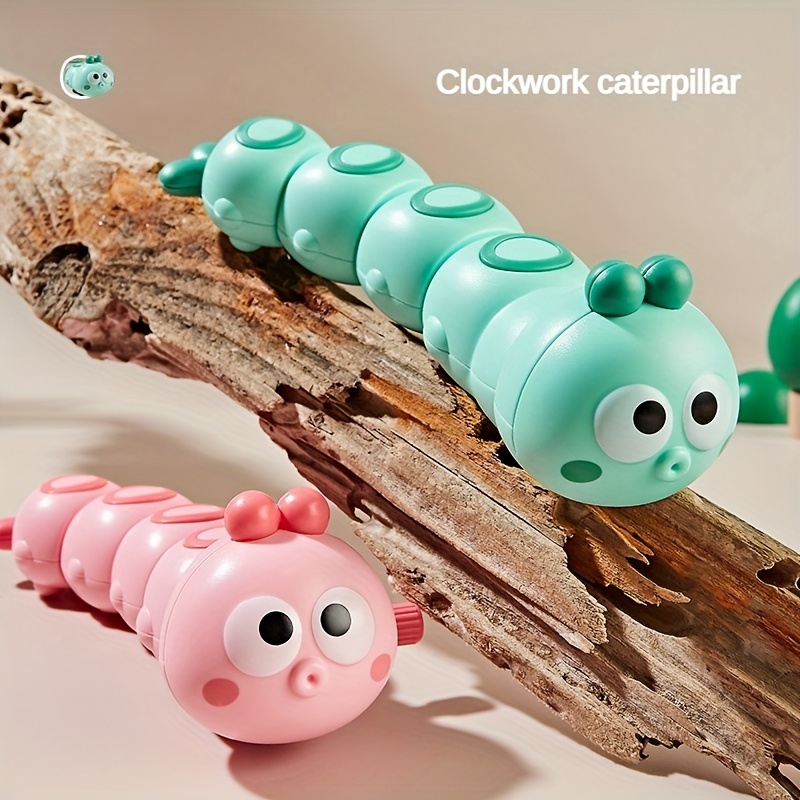 Cute Wind Up Toys for Babies & Toddlers, Chain Swing Caterpillar Puzzles