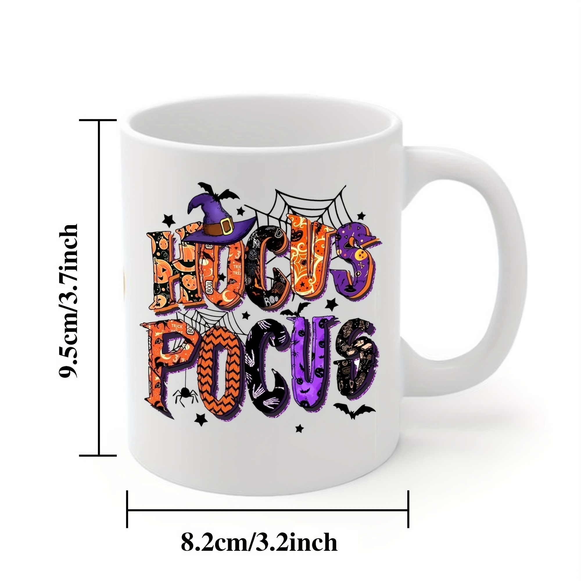 1pc We Are All Mad Here Halloween Ceramic Coffee Mug 11oz Gift For Men  Women Halloween Christmas Birthday Mother Father Friends