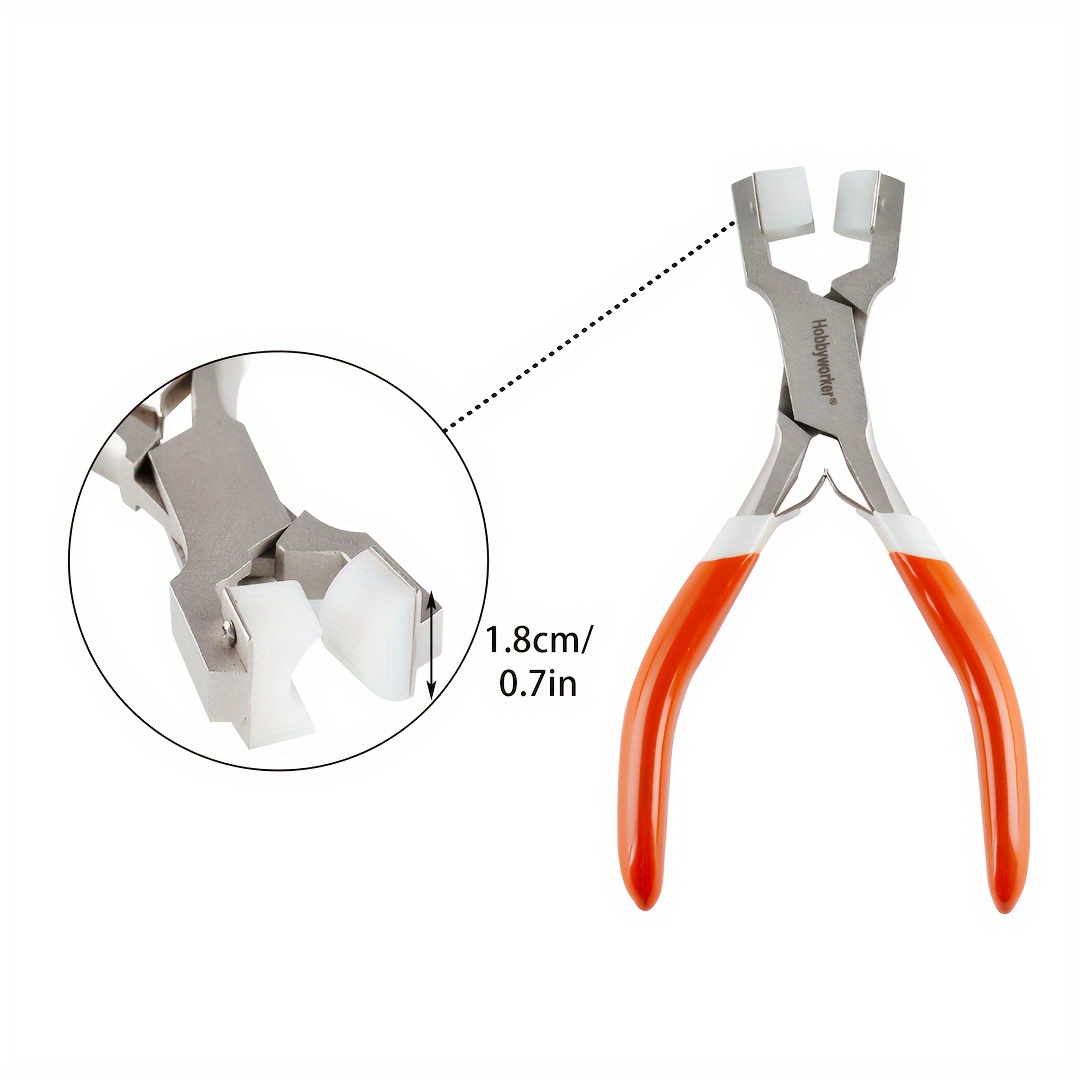 Double Nylon Jaw Pliers With Adhesive Jaws For Diy Jewelry - Temu