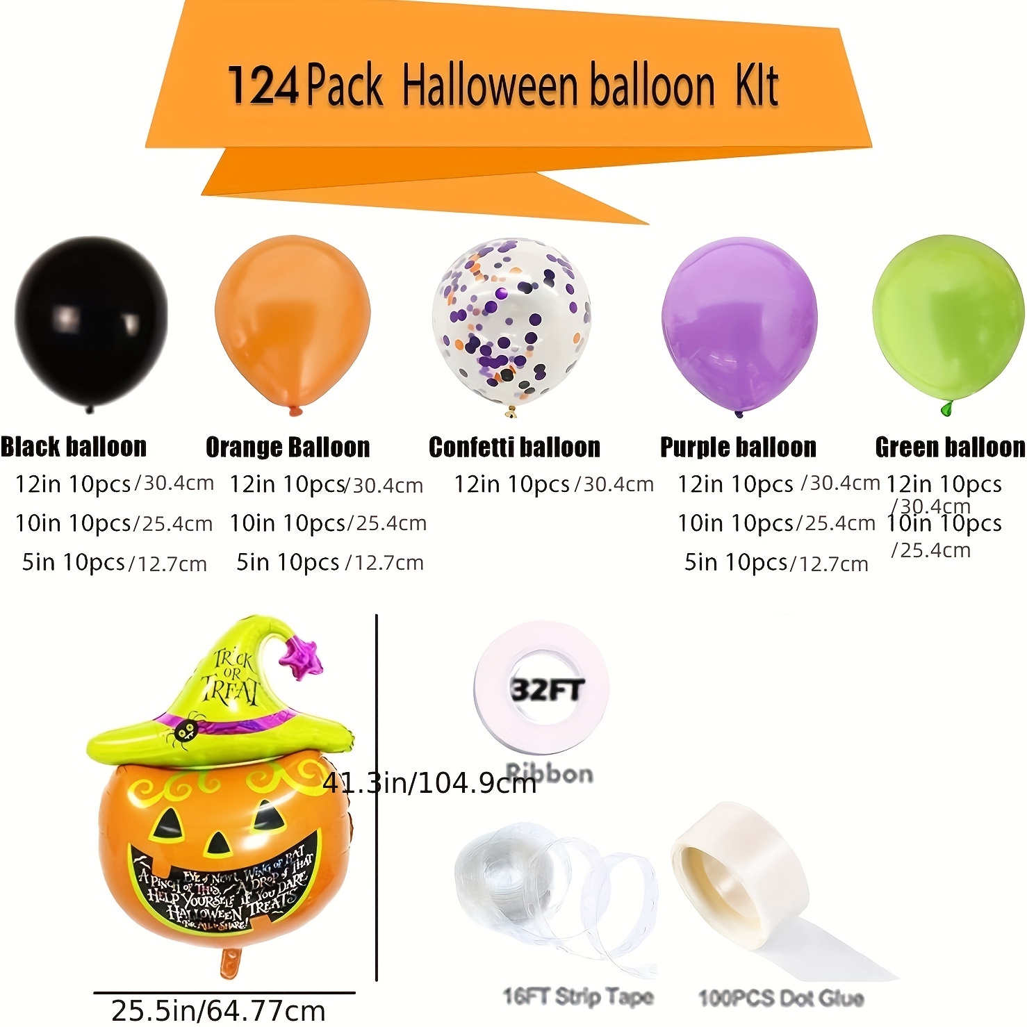 100 globos pequeños de Halloween (12 cm) para el cumpleaños de tu hijo -  Annikids