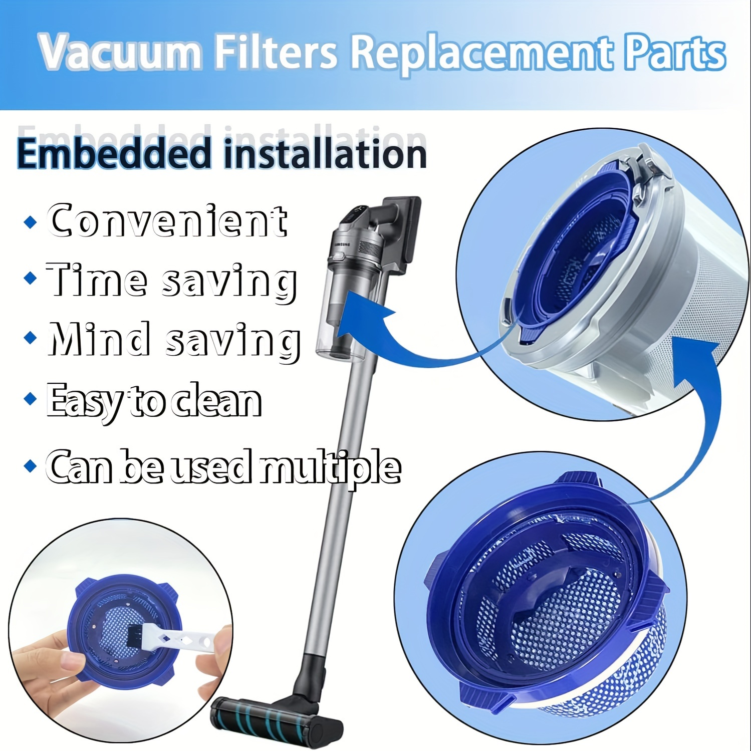 Vacuum Cleaner Part Filters, Filters Replacement