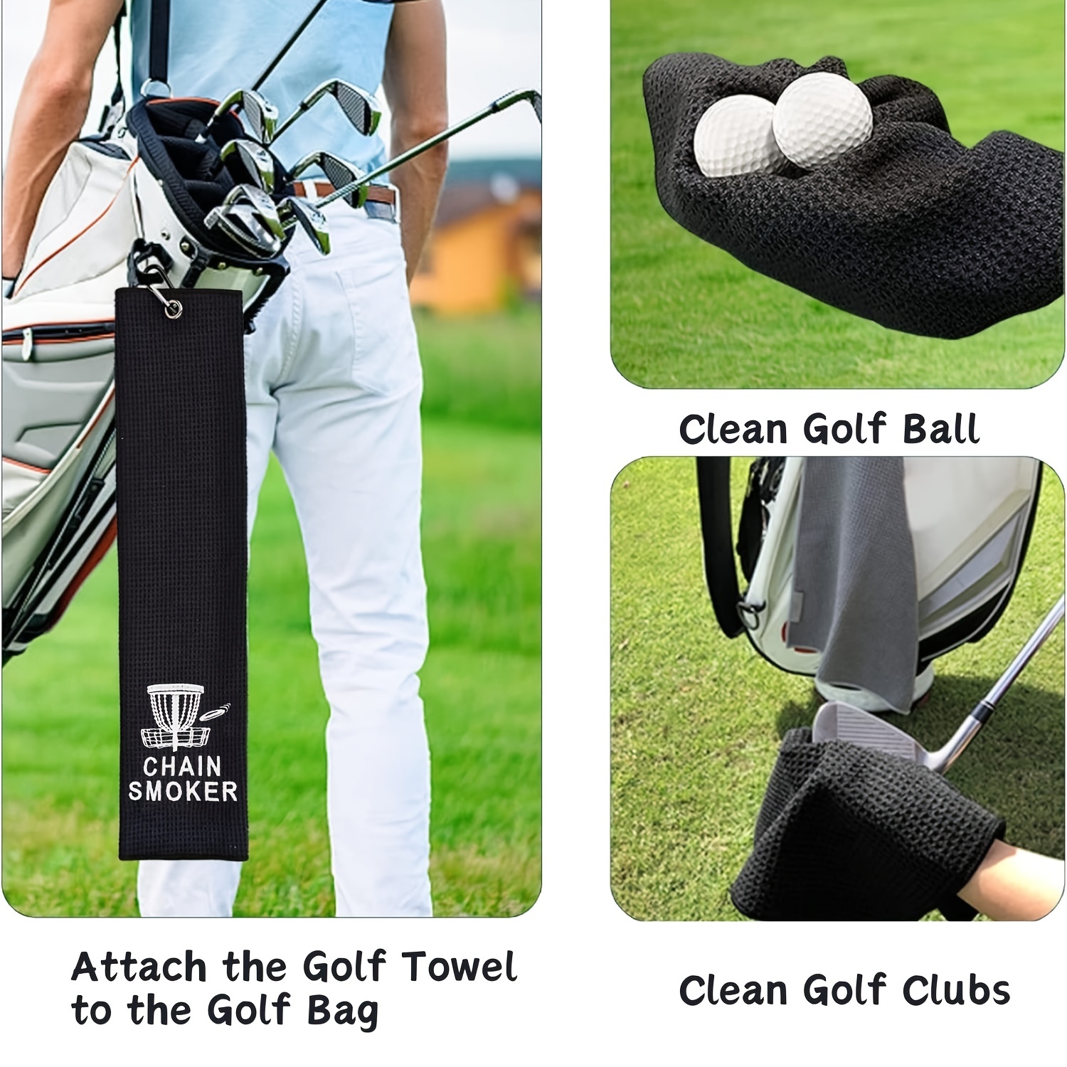 Embroidered Funny Golf Towel With Clip Perfect Golf Gifts - Temu