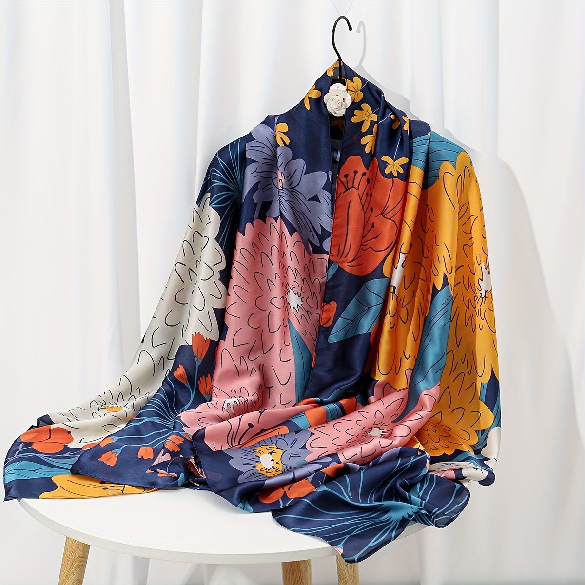 2023 Brand Designer Inspired Printed Hijab Shawl Wraps Women