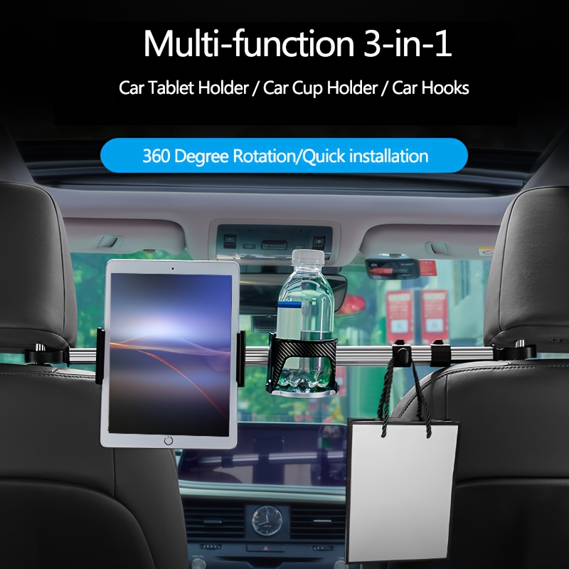 Multi functional 3 In1 Car Rear Seat Tablet Holder Cell - Temu