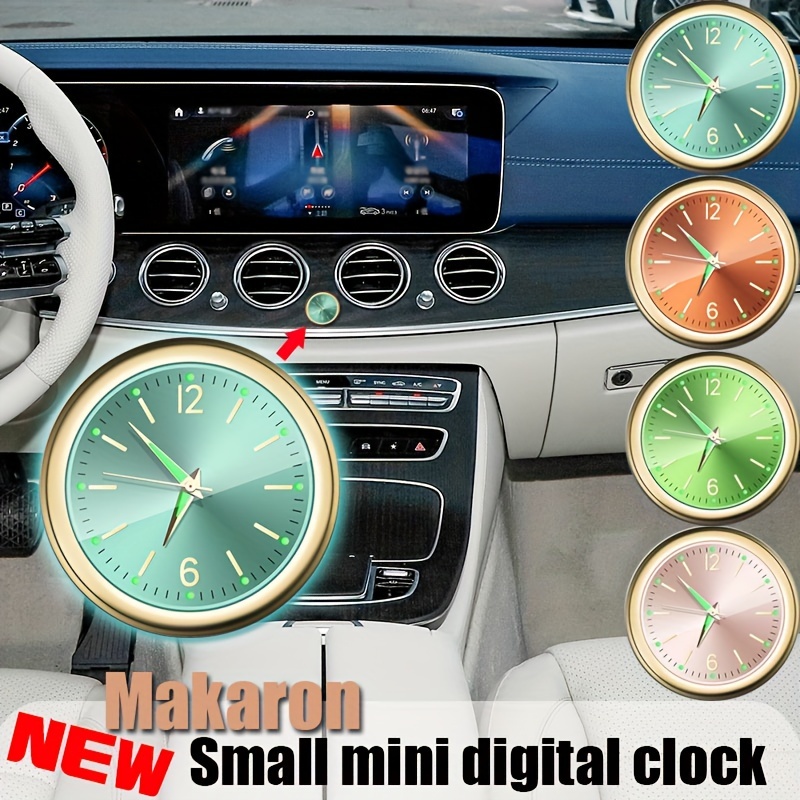 Autouhr, Mini-Fahrzeug-Armaturenbrett-Uhr (Auto-Digitaluhr