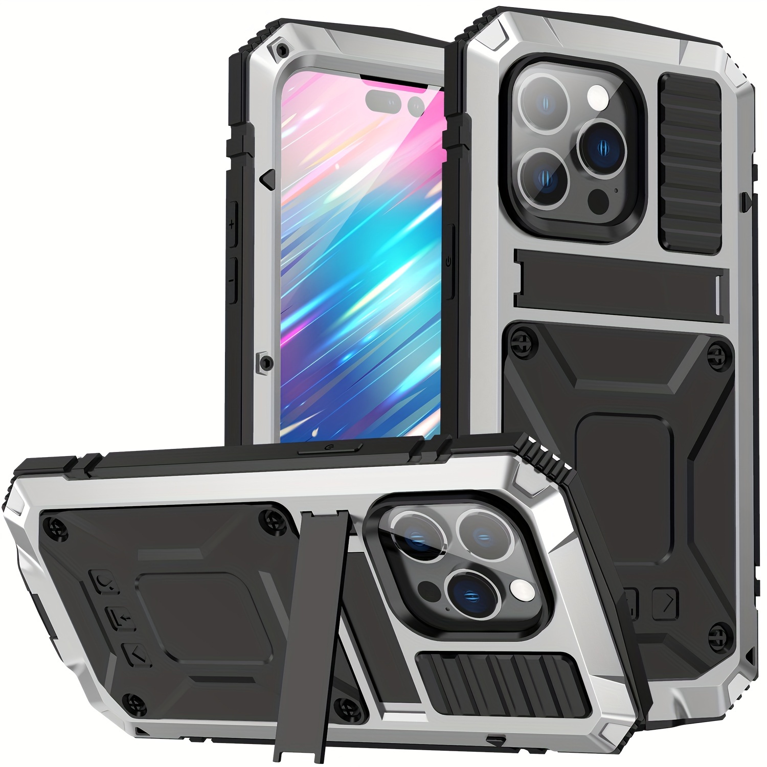 Diseñado Iphone 14 Pro Max Funda Híbrida Resistente Golpes - Temu