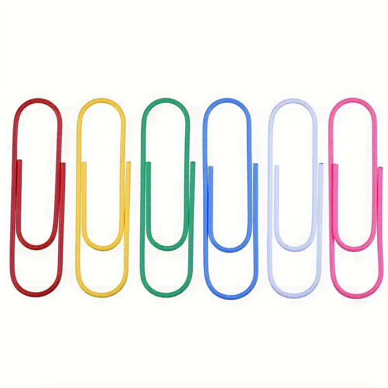 Color Pack Paper Clips, Multi-size Paper Clips In Bulk, Office