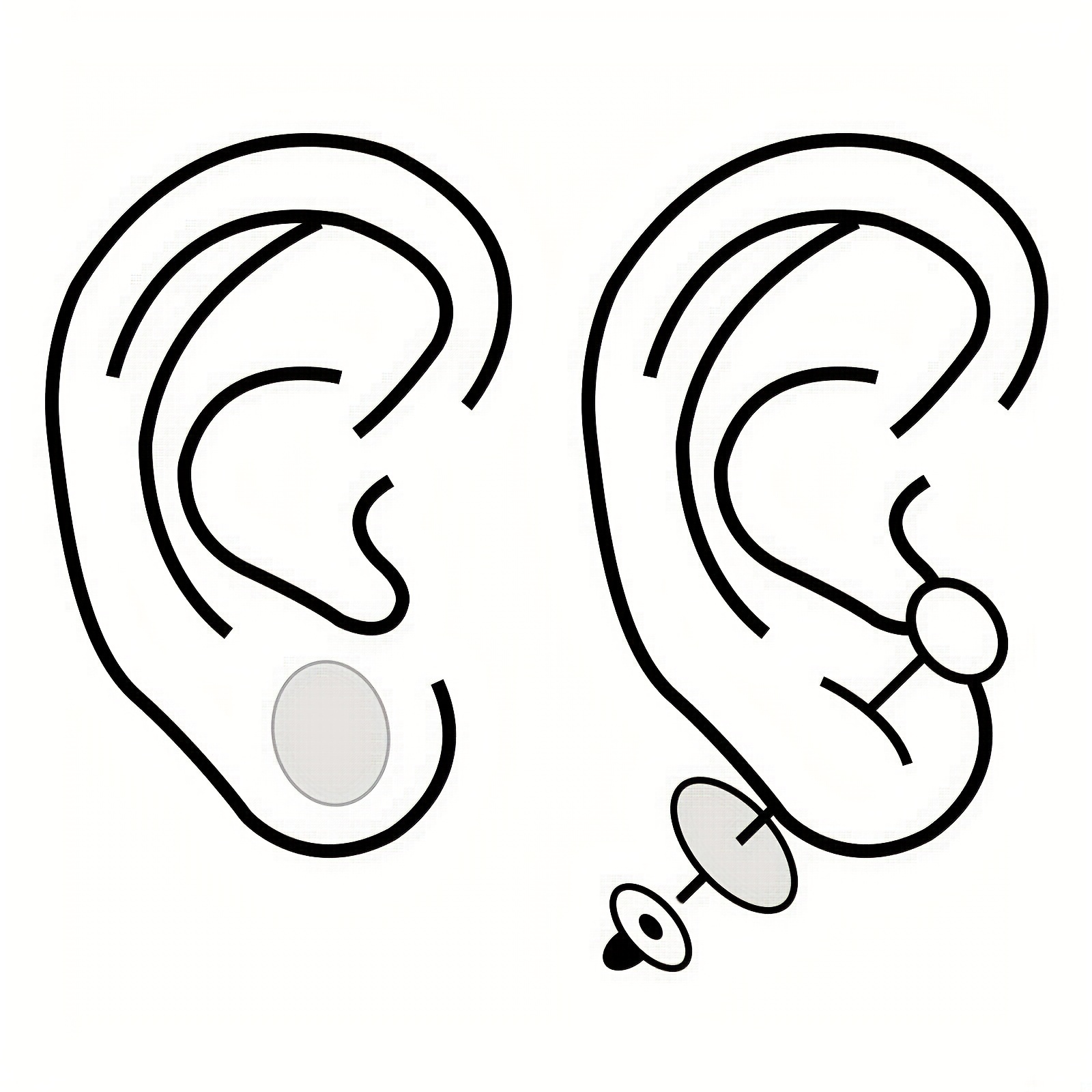 Ear Lobe Support Patches for Earrings, Earring Stickers for Heavy Earrings, Earring Support Patches Large Earrings to Prevent Long Ear Stretch and