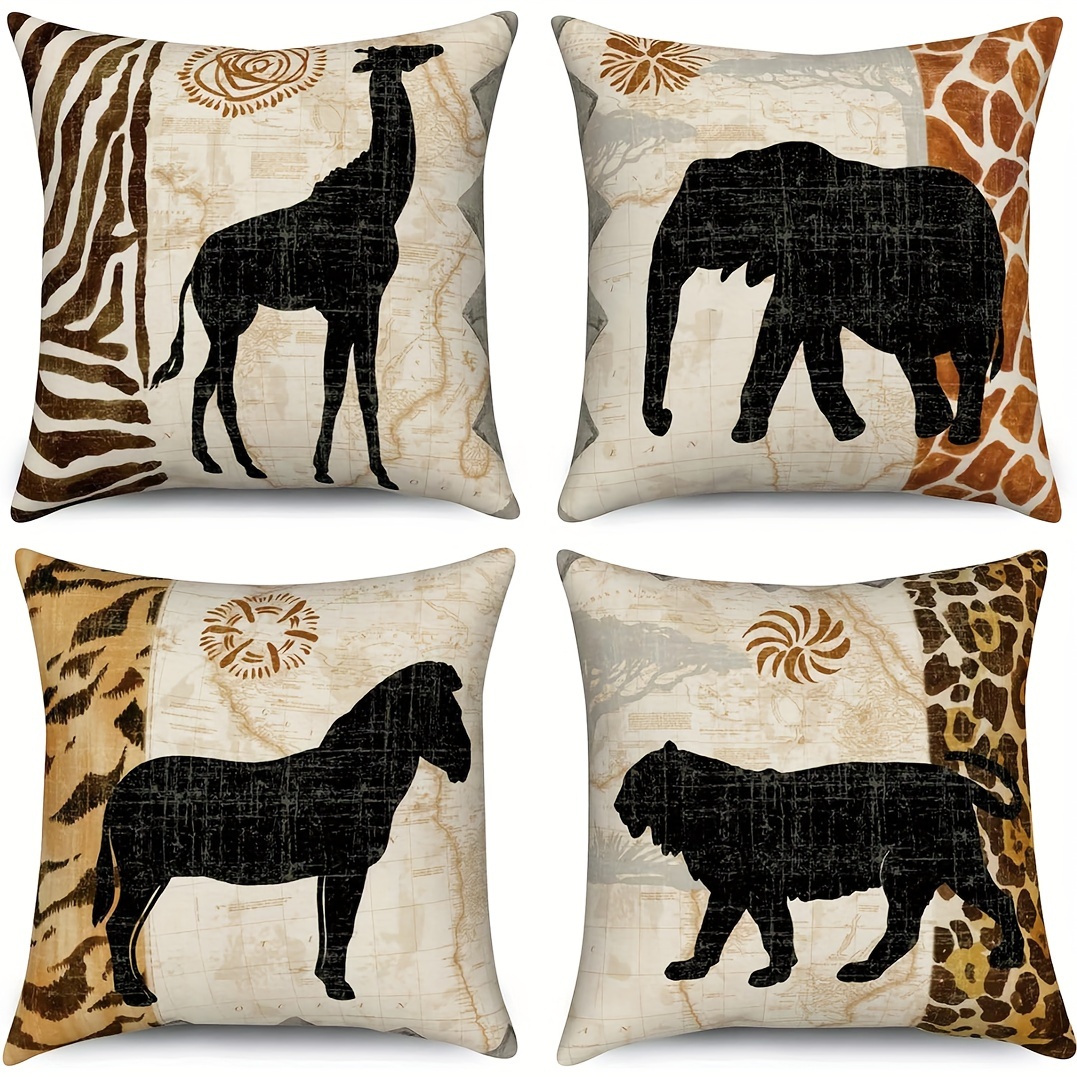 Animal print pillow cases best sale