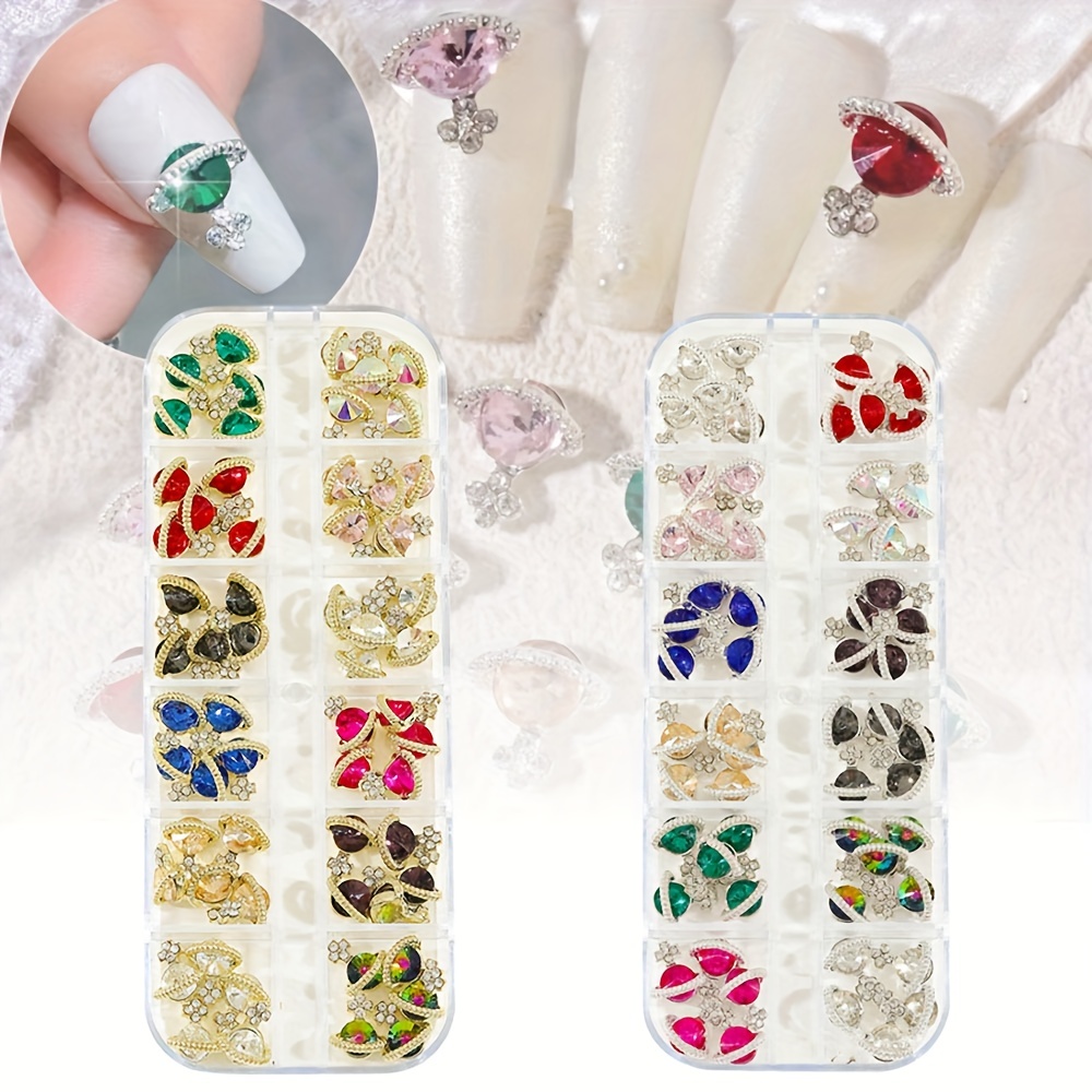 Planet Nail Charms And Gems Gold Butterfly Nail Charms For Acrylic Nails  Y2K 3D Nail Art Rhinestones Kawaii Nail Supplies Nail Jewels For Nail Art
