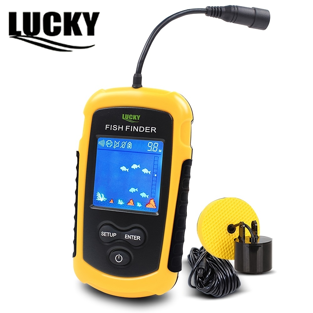 Lucky Fish Finder Colors Display Echo Sounder Alarm - Temu Malaysia