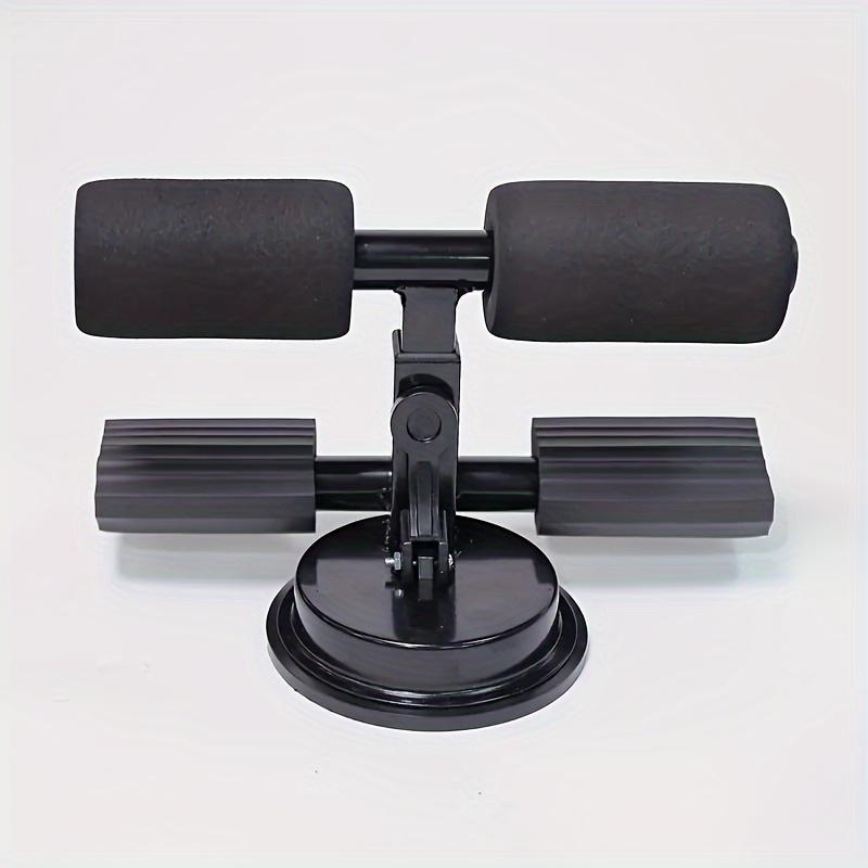 Portable Sit-Up trainer with suction cup - black