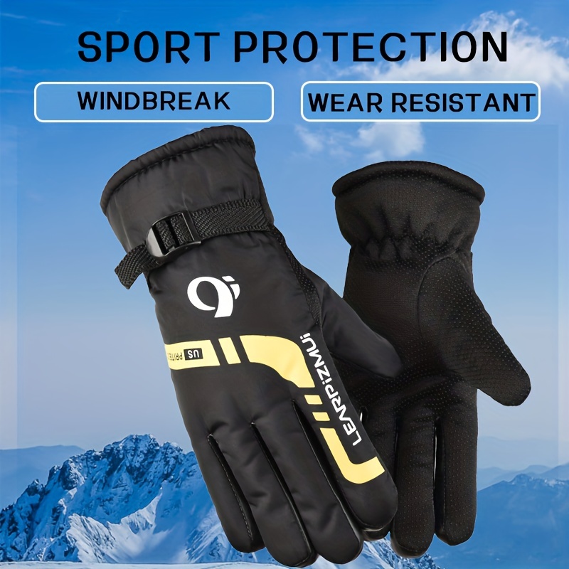 1pair Windproof Waterproof Thicken Warm Motorcycle Winter Cycling