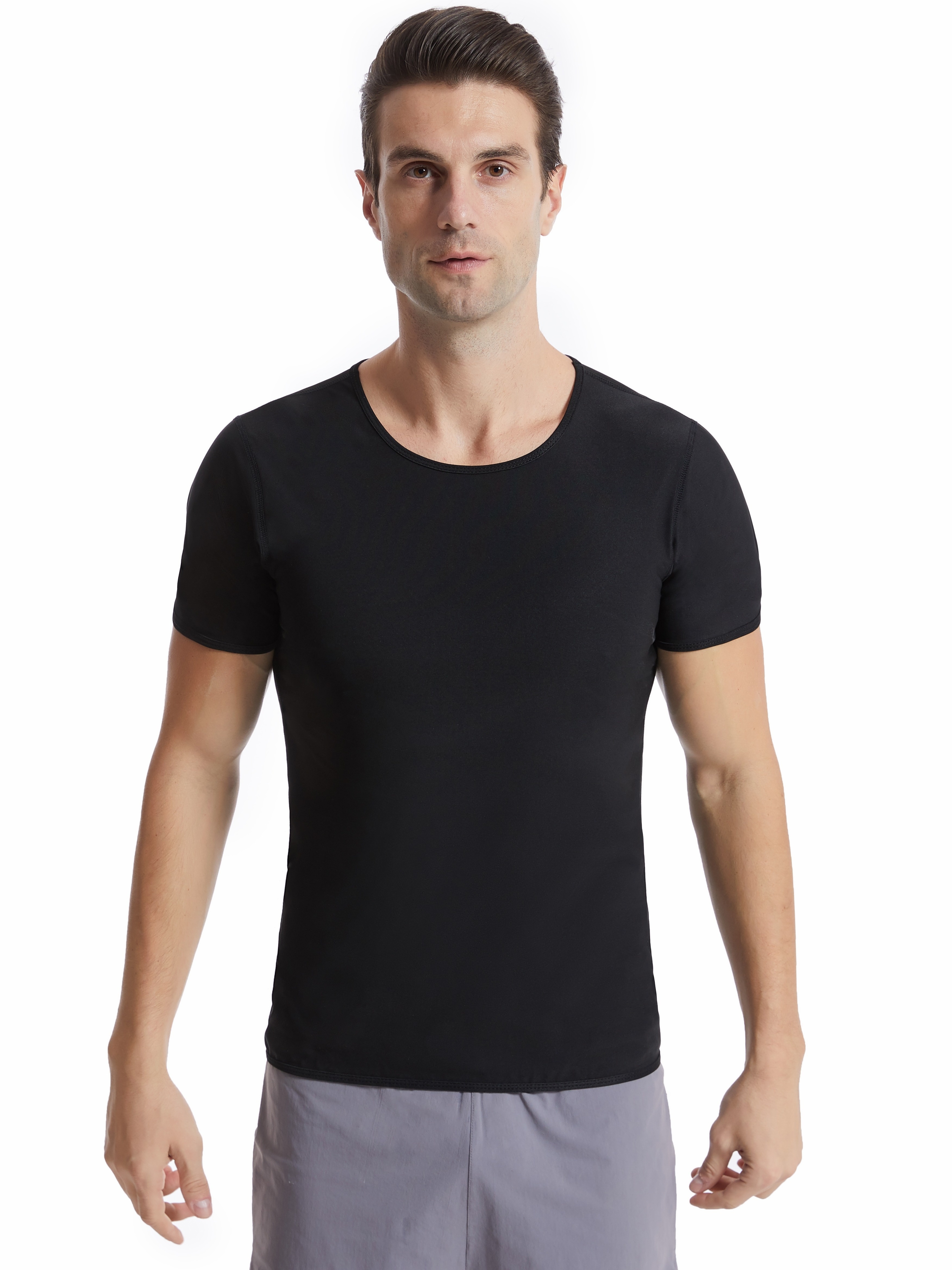 Tight crew neck t hotsell shirt mens