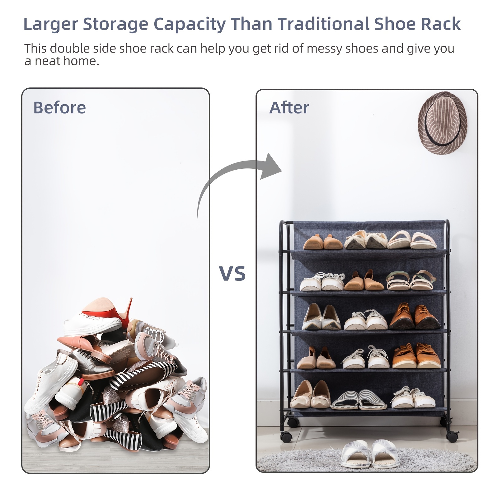 Traditional 2025 shoe rack