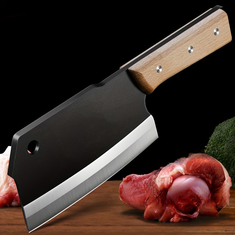 Chef Knife Cleaver Knife Meat Butcher Knife Bone Chopping - Temu