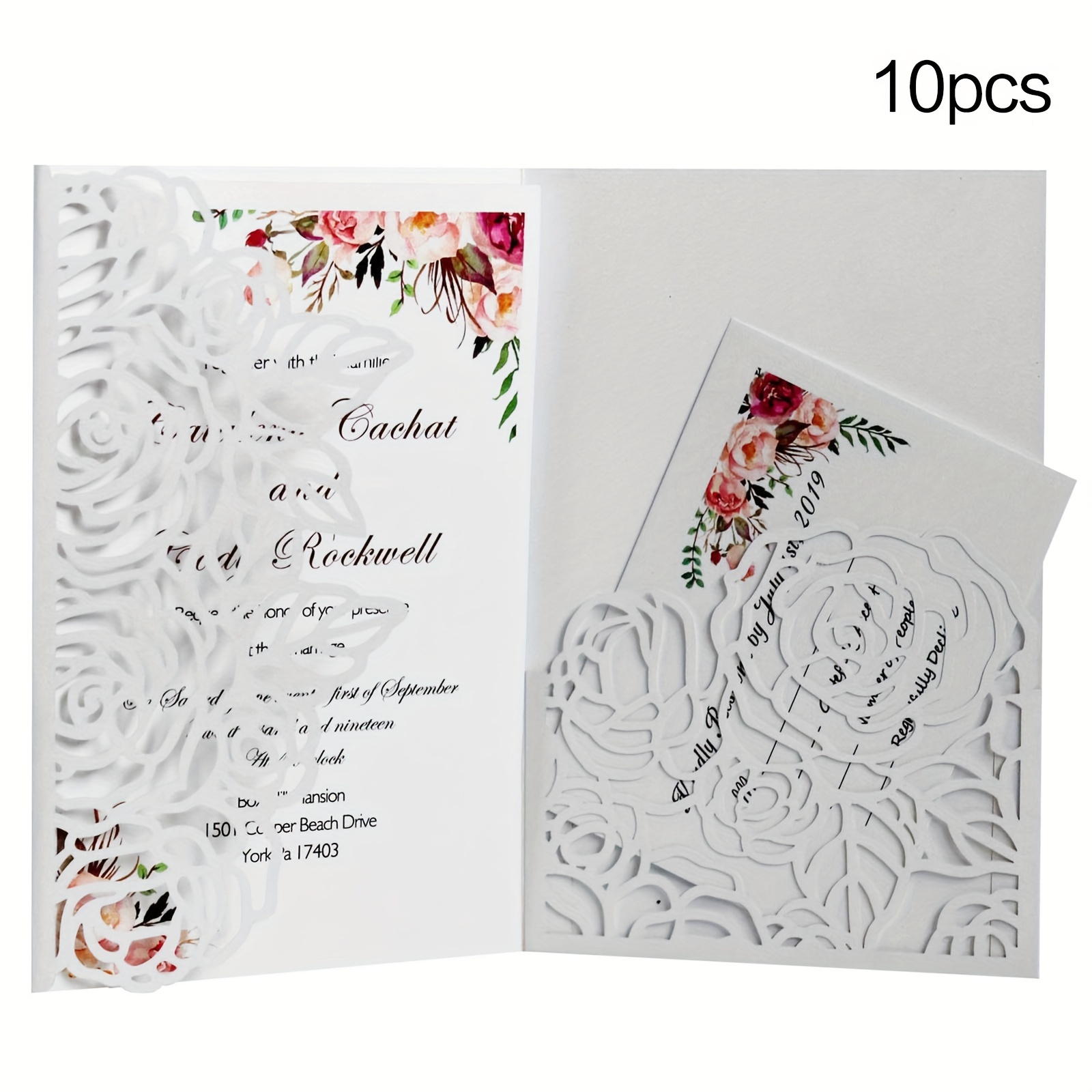 Paper Laser Cut Invitations Luxury 3 d Card Multi color - Temu Germany